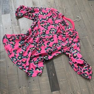 Blouse leopard pink